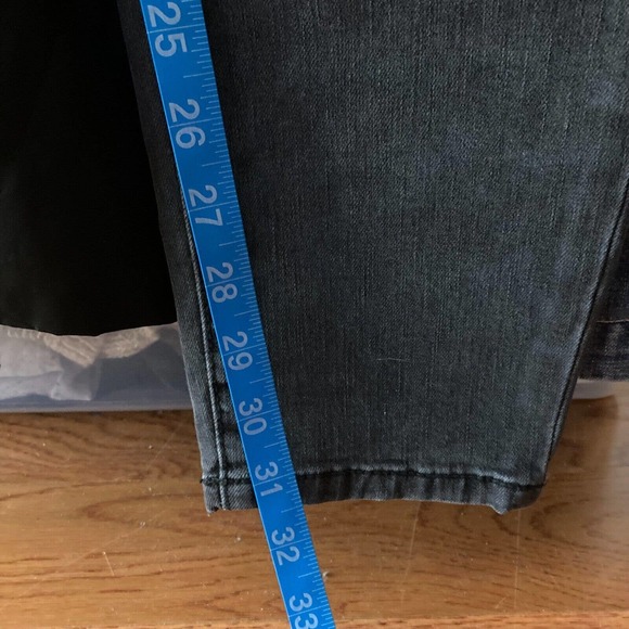 Joe's Jeans Womens Sz 30 Black Gray Skinny Leg Stretch 5 Pocket‎ - Picture 9 of 10